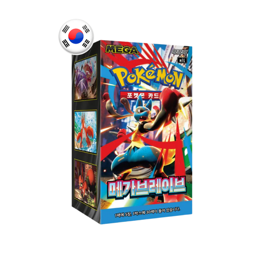 Pokemon Mega Brave Caja 30 de Sobres Coreano