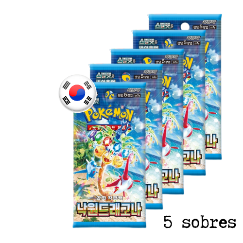 Pack 5 sobres Paradise Dragona Coreana