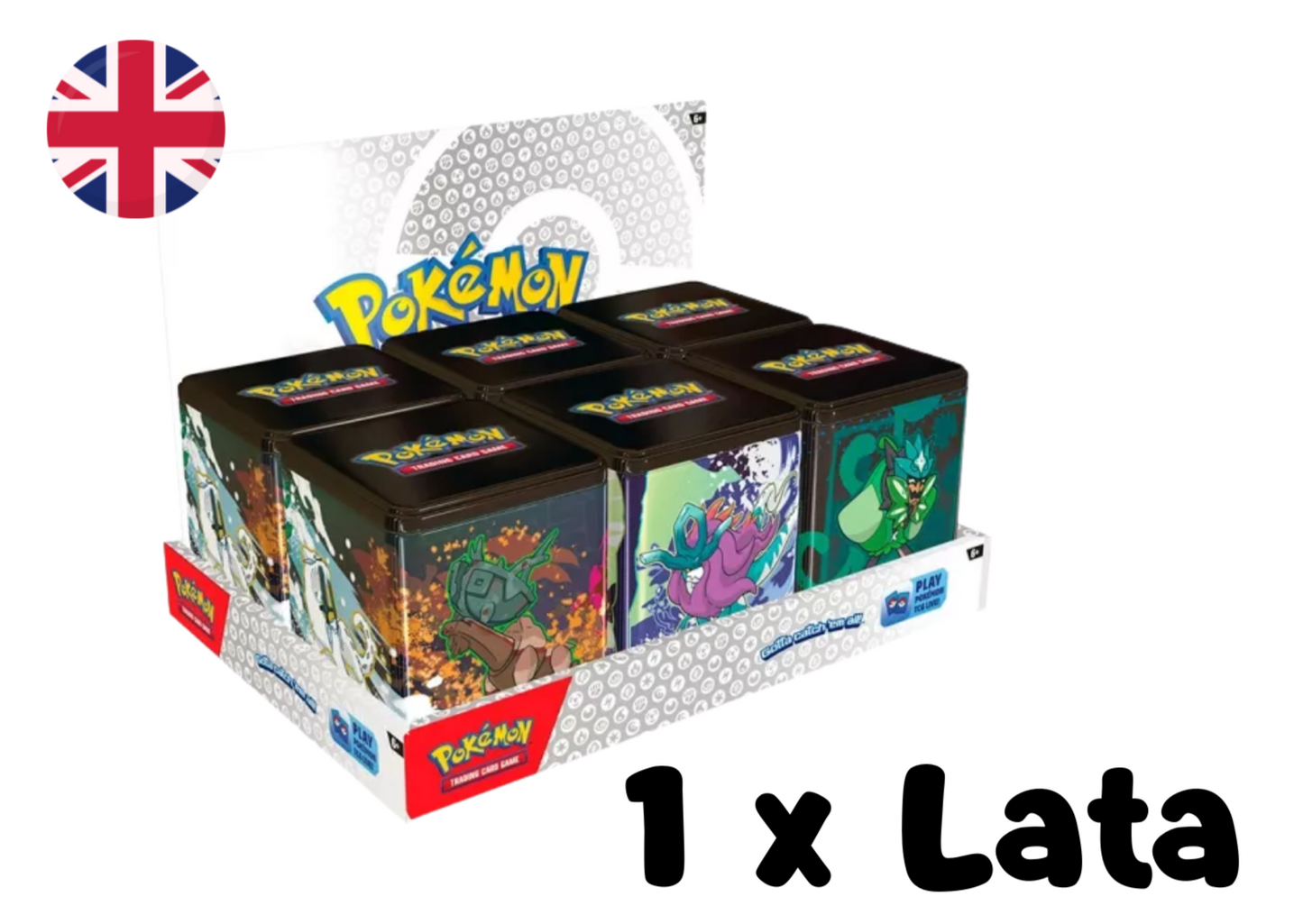 Pokemon Lata Stacking Tins Spring 2025 Inglés