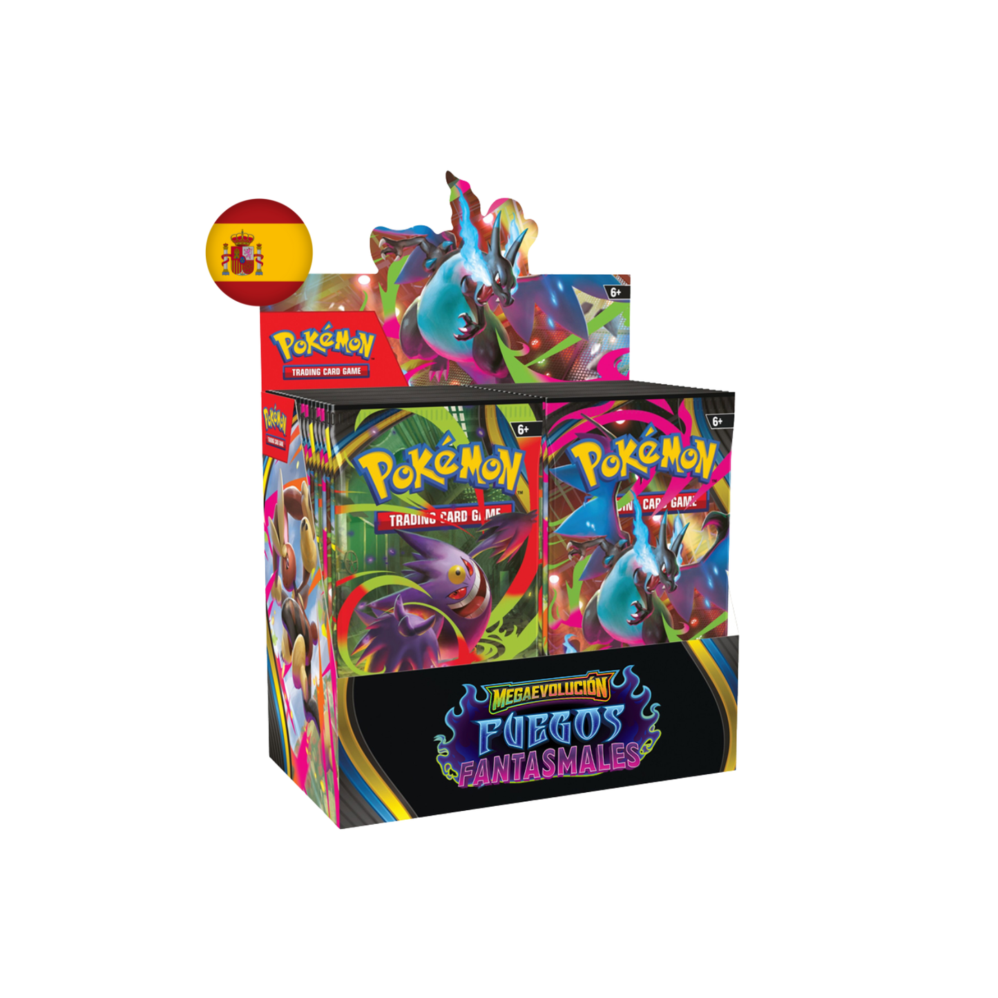 Pokemon Fuegos Fantasmales Caja 36 sobres Española