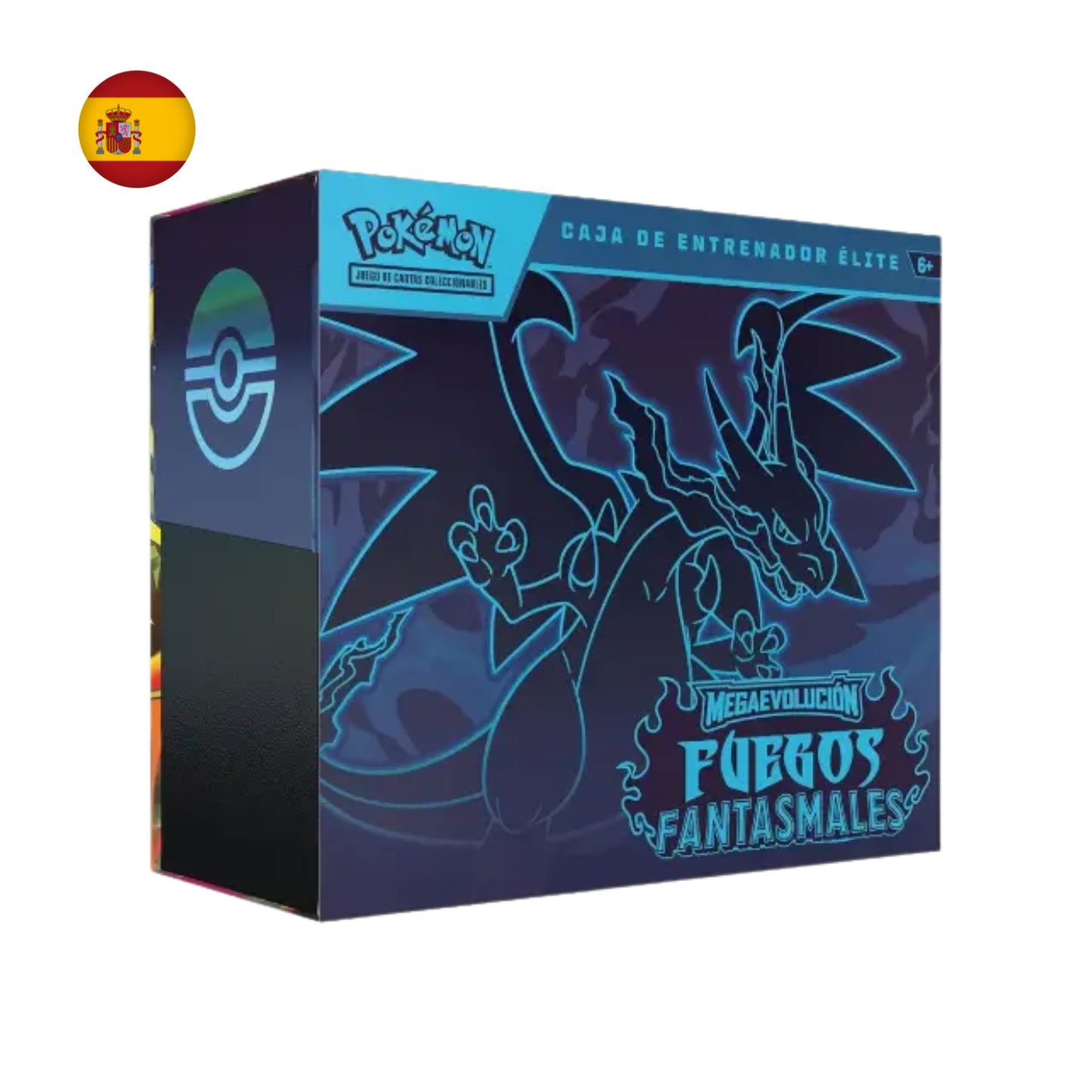 Pokemon ETB Fuegos Fantasmales Español