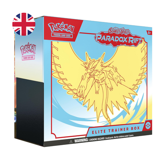 Pokemon ETB Paradox Rift Roaring Moon Inglés