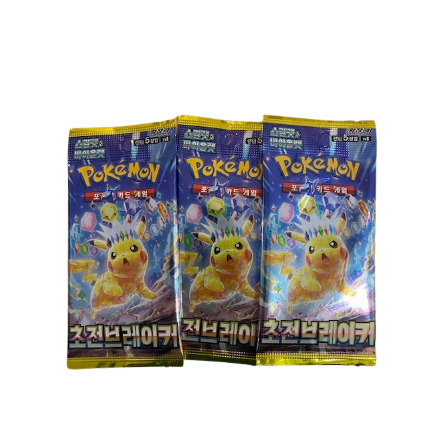 Pack 3 x Sobres Super electric Breaker coreana