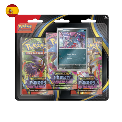Pokemon Blister Fuegos Fantasmales (Sneasel o Weavile) Español