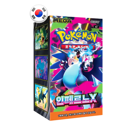 Pokemon Inferno X Caja 30 de Sobres Coreano