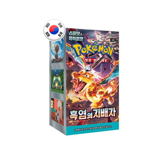 Pokemon Ruler of the Black Flame Caja de 30 Sobres Coreana